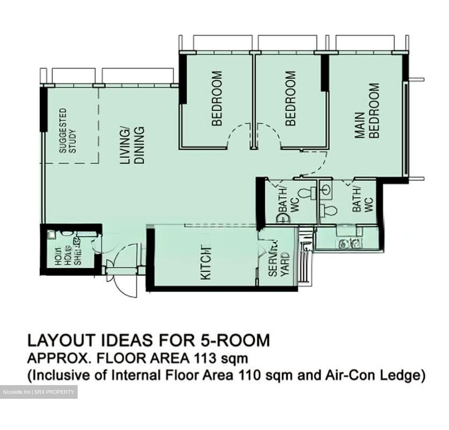 Blk 107B Alkaff Oasis (Toa Payoh), HDB 5 Rooms #536284111